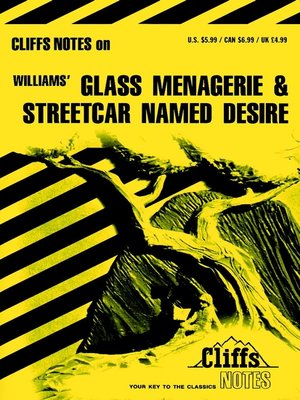 CliffsNotes on Williams' The Glass Menagerie & Streetcar Named Desire - ebook